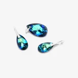 Bermuda Blue komplet srebrny Skarb Oceanu SWKM3B