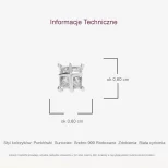 Błyszczące srebrne 999 punktówki CzarGiftki KOL26F