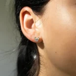 Błyszczące wkrętki srebrne 999 Preniferki KOL28G