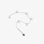 Bransoletka srebrna z serduszkami Miłość w Paryżu 9C