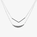 Dots naszyjnik srebrny typu celebrytka LAN6B