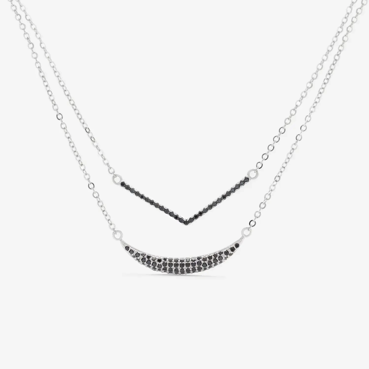 Dots naszyjnik srebrny typu celebrytka LAN6B Dots naszyjnik srebrny typu celebrytka LAN6B