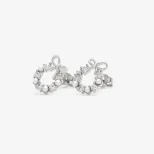 Eleganckie kolczyki srebrne 999 PerłoWicianki KOL10D