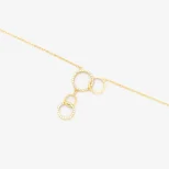 Emmele Pozłacany naszyjnik srebrny LAN5D