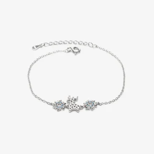 Renifczak bransoletka srebrna 925 z reniferem BR40B