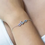 Renifczak bransoletka srebrna 925 z reniferem BR40E