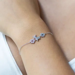 Renifczak bransoletka srebrna 925 z reniferem BR40E