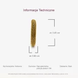 Koła pokryte złotem 18K KinZu KOLs4F