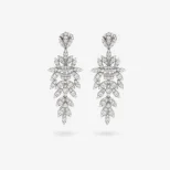 Kolczyki srebrne do ślubu FloraLuxe KOL18A