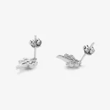 Komplet srebrnej biżuterii z cyrkonią Kwiat Cyrkonii KM8A