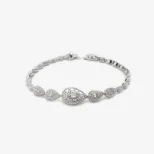 Komplet srebrny 925 do ślubu Kropla Miłości KM23 C