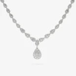 Komplet srebrny 925 do ślubu Kropla Miłości KM23G