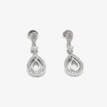 Komplet srebrny z cyrkoniami - Bajkowa Łza - obrazek 6