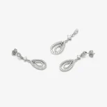 Komplet srebrny z cyrkoniami - Bajkowa Łza