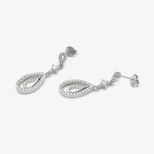 Komplet srebrny z cyrkoniami - Bajkowa Łza - obrazek 3