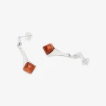 Komplet srebrny z kamieniem szczęścia Piasek Pustyni KM5G