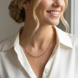 Łańcuszek spinacz do papieru ze srebra 925 ClipoMio Shine LAN9B1