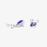 Mini Pearl Tanzanite komplet srebrny Happy Tear KM12D