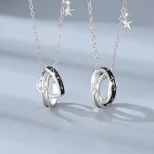 Naszyjnik dla pary Duet serca i wierności LAN2 K