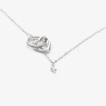 Naszyjnik dla pary Duet serca i wierności LAN2H