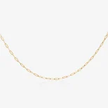 Naszyjnik spinacz biurowy ze stali pozłacanej ClipoMio Strong LANs3C