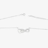 Naszyjnik srebrny Niekończąca się Miłość LAN4C