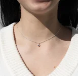 Naszyjnik srebrny z sercem Linéa Miri LAN10B