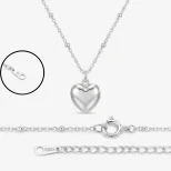 Naszyjnik srebrny z sercem Linéa Miri LAN10C