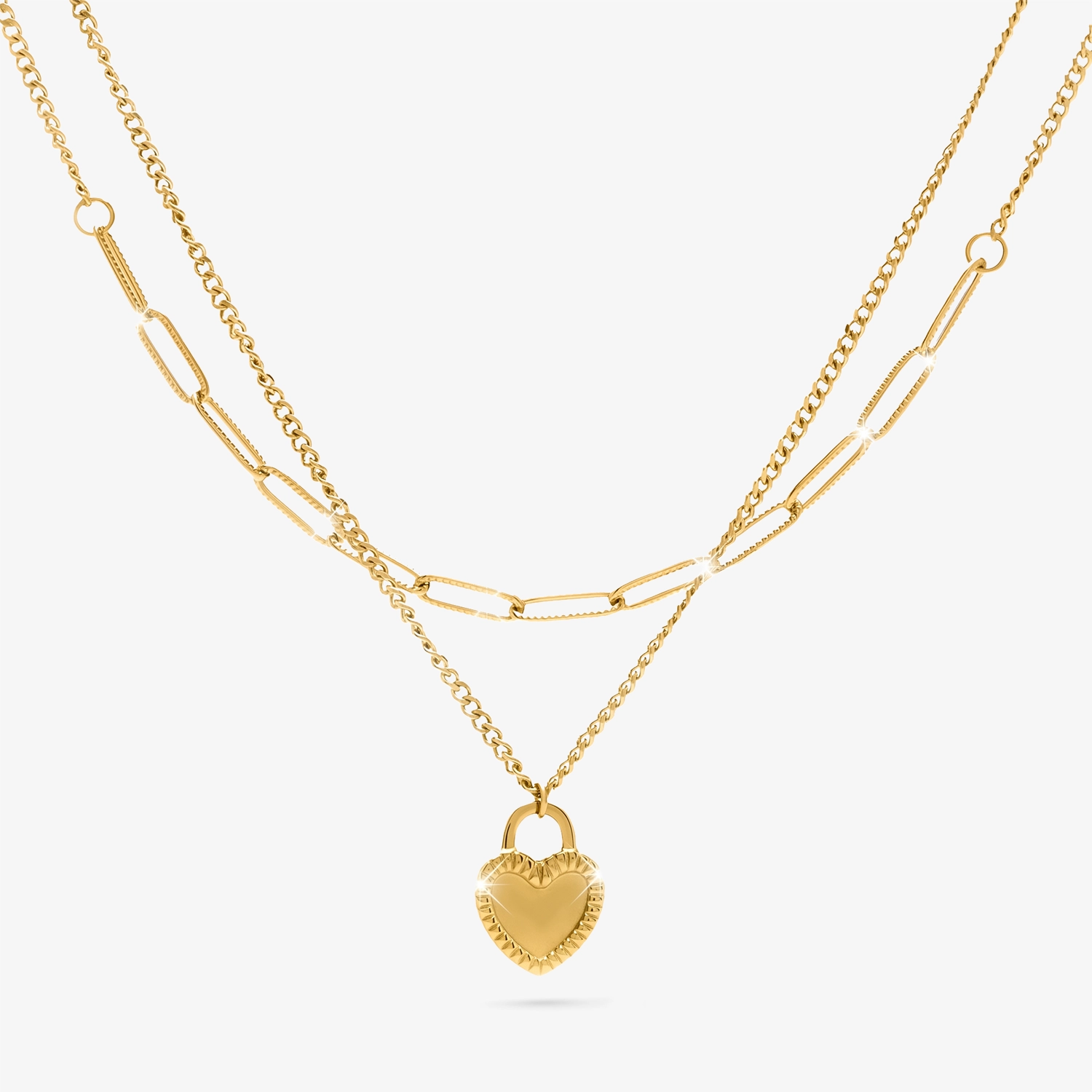 Naszyjnik ze stali szlachetnej LoveNelle LANs2C