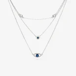 Oko Proroka naszyjnik srebrny LAN12A