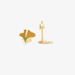 Pozłacane srebrne 925 małe wkrętki Luseeye KOL3 F