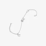 Romantyczna bransoletka ze srebra Gorąca Miłość 2 B