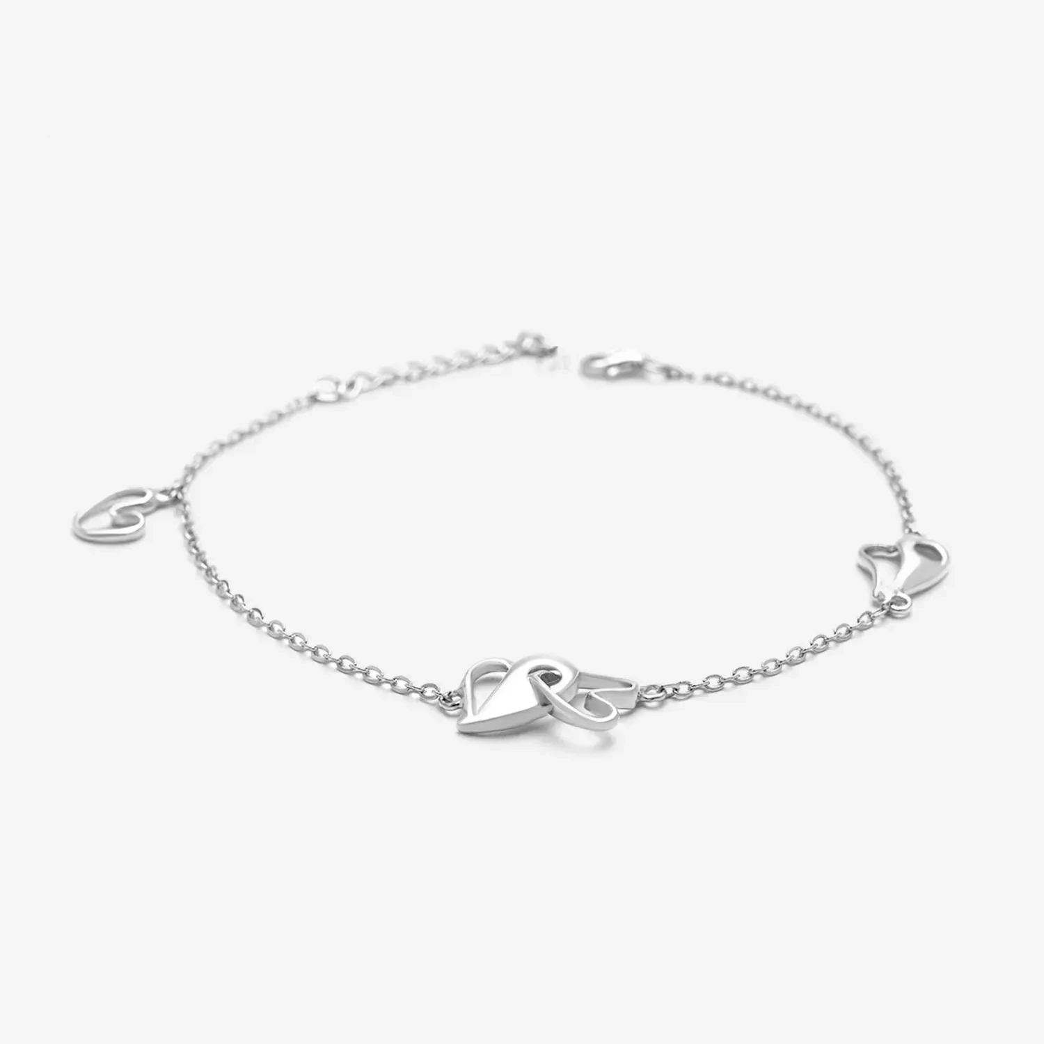 Romantyczna bransoletka ze srebra Gorąca Miłość 2C