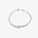 Srebrna bransoletka do ślubu - Kropla Miłości - obrazek 5