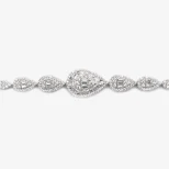 Srebrna bransoletka do ślubu - Kropla Miłości - obrazek 4