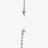 Srebrny komplet do ślubu FloraLuxe KM24D