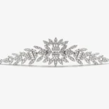 Srebrny komplet do ślubu FloraLuxe KM24I