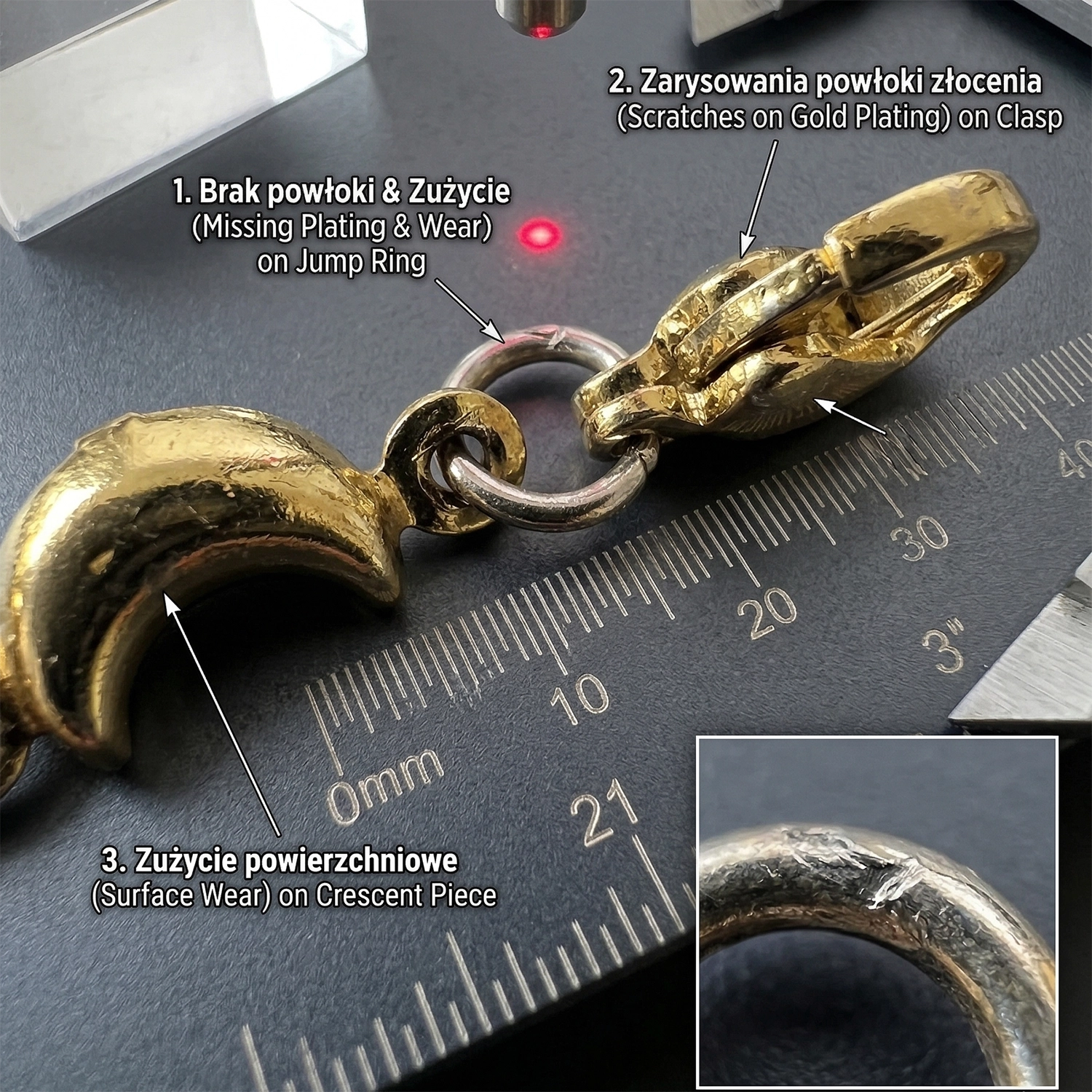 Testy bransoletka w księżyce