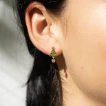 Urocze kolczyki srebrne 999 pod choinkę GwiazdkoChoinka KOL33F