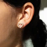 Urocze kolczyki w kształcie serca Sercnetta KOL34H