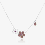 Uroczy Naszyjnik Srebrny PerłaFlor LAN14A