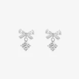 Wkrętki srebrne 999 wisiełki KokarRondki KOL20A