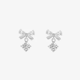 Wkrętki srebrne 999 wisiełki KokarRondki KOL20A