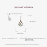 Zawieszka srebrna 925 pod choinkę Choinkilla ZAW3 G