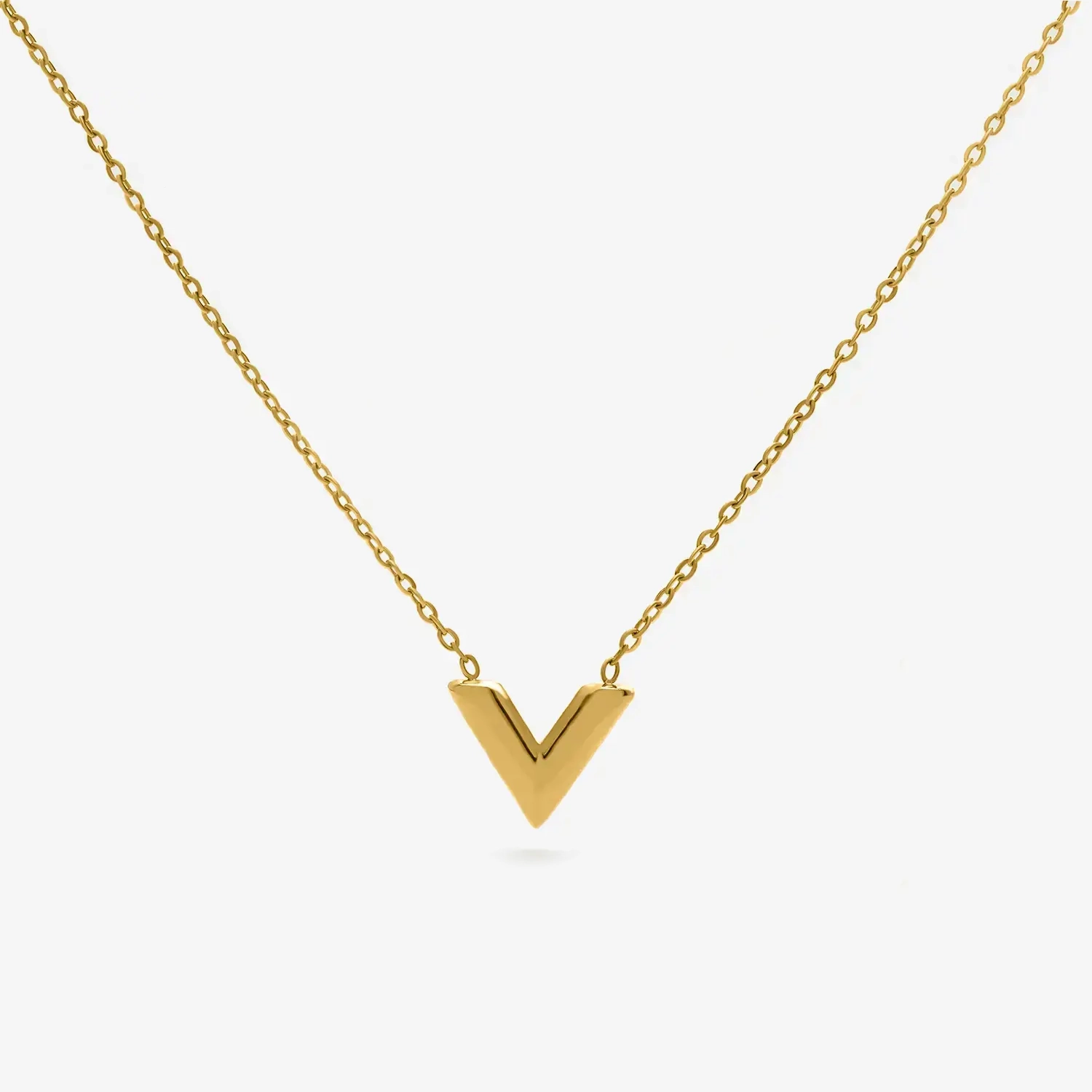 Złoty naszyjnik ze stali szlachetnej Verve LANs1G Złoty naszyjnik ze stali szlachetnej Verve LANs1G