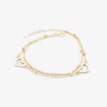 Delikatna bransoletka z serduszkami Sinse BR10A