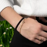 Delikatna bransoletka z serduszkami Sinse BR10B