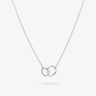 Naszyjnik srebrny minimalistyczny geomelle LAN11-A