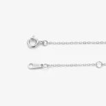 Naszyjnik srebrny minimalistyczny geomelle LAN11C