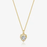 Pozłacany naszyjnik srebrny CoreLumi LAN13A